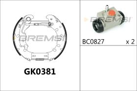 BREMSI GK0381 - KIT PREM. GANASCE - FAST SHOES KIT