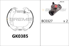 BREMSI GK0385 - KIT PREM. GANASCE - FAST SHOES KIT