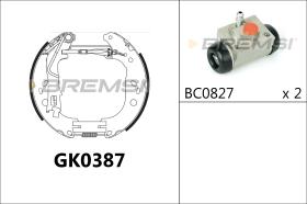 BREMSI GK0387 - KIT PREM. GANASCE - FAST SHOES KIT