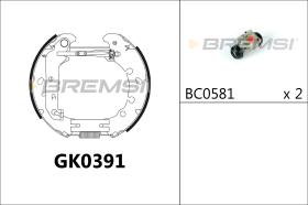 BREMSI GK0391 - KIT PREM. GANASCE - FAST SHOES KIT