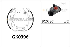 BREMSI GK0396 - KIT PREM. GANASCE - FAST SHOES KIT