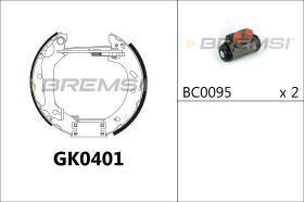 BREMSI GK0401 - KIT PREM. GANASCE - FAST SHOES KIT