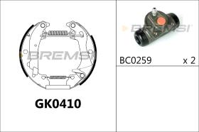 BREMSI GK0410 - KIT PREM. GANASCE - FAST SHOES KIT