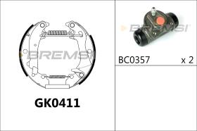 BREMSI GK0411 - KIT PREM. GANASCE - FAST SHOES KIT