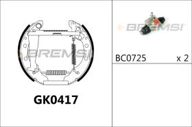 BREMSI GK0417 - KIT PREM. GANASCE - FAST SHOES KIT