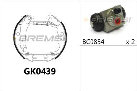 BREMSI GK0439 - KIT PREM. GANASCE - FAST SHOES KIT
