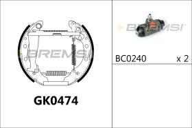 BREMSI GK0474 - KIT PREM. GANASCE - FAST SHOES KIT