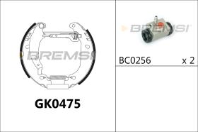 BREMSI GK0475 - KIT PREM. GANASCE - FAST SHOES KIT