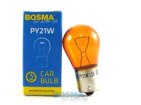 BOSMA 5012921 - BAU15S-12V 21W PY21W AMBAR/IND